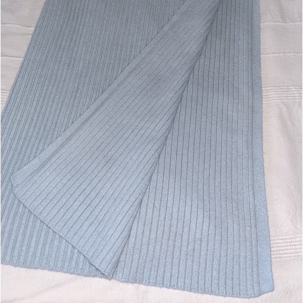 Beginning boutique - blue knit split skirt - size xs/s - Picture 2 of 5